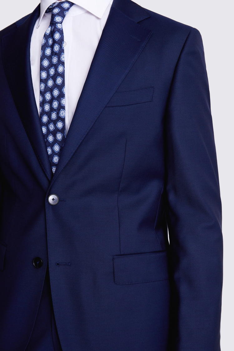 Slim Fit Navy Black Check Jacket   Buy Online at Moss