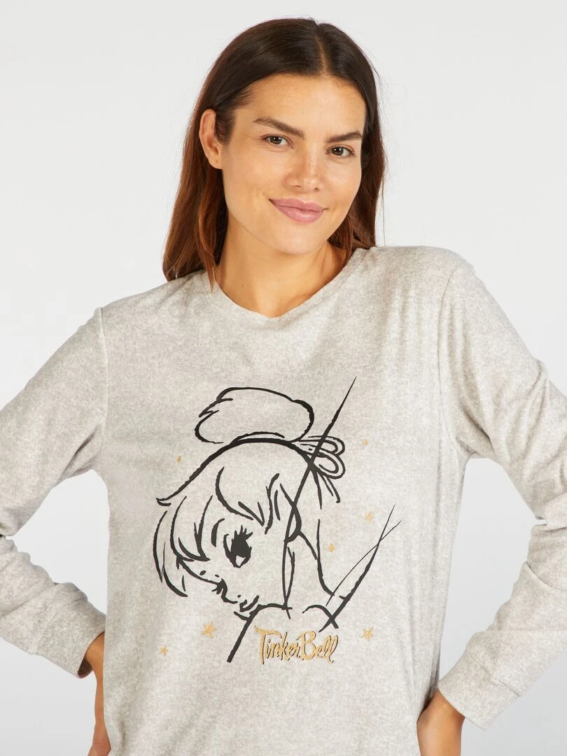Pyjama polaire 'Disney' 2 pièces Gris