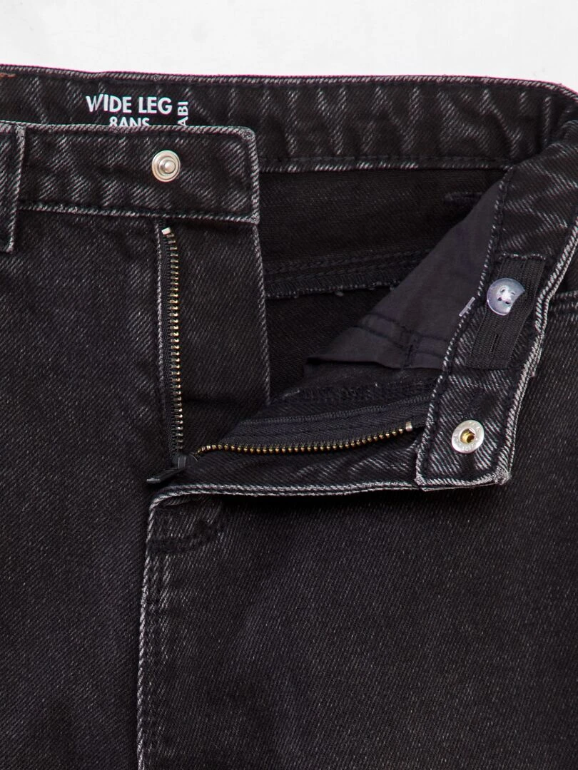 Pantalon wide leg   Noir