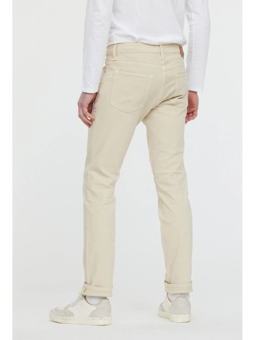 Lee Cooper   Pantalon coton straight LC126ZP   Beige