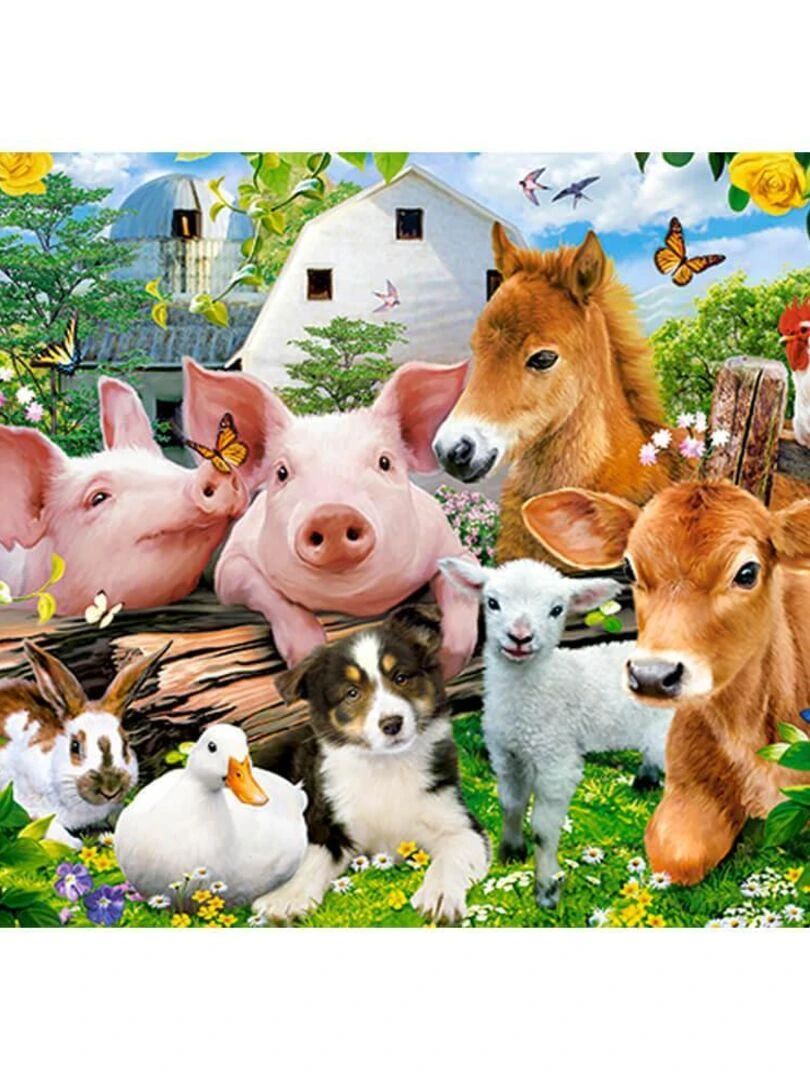 Puzzle 60 pièces : Amis de la Ferme N/A