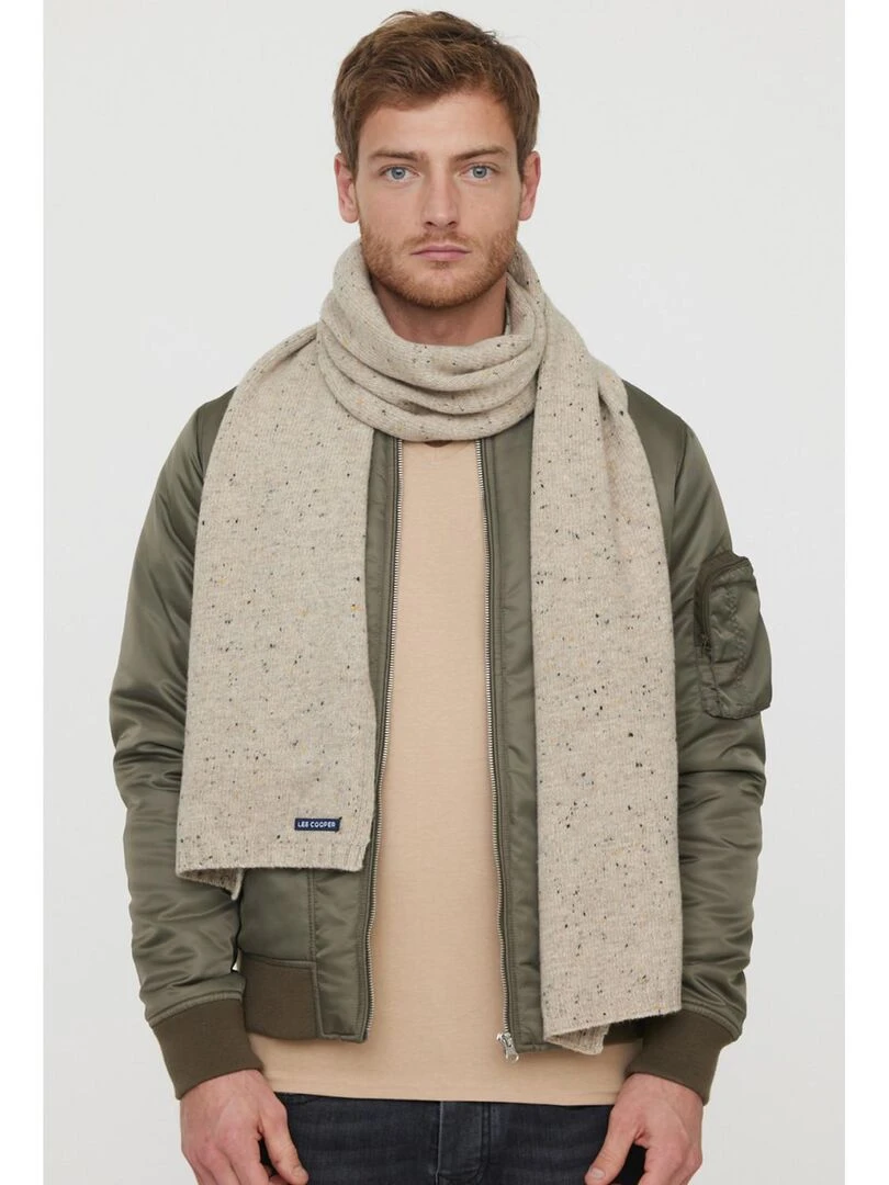 Lee Cooper Echarpe polyester WOLY Beige argile