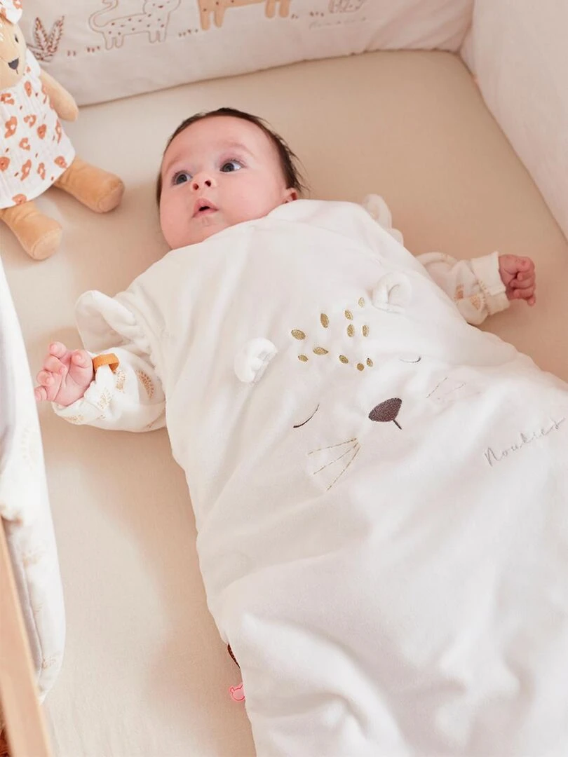 Gigoteuse 70 cm Kendi en Veloudoux    Blanc