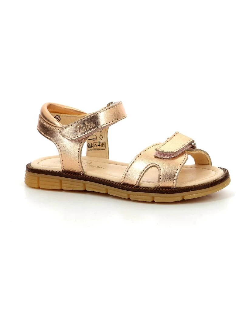 Sandales Cuir Grekia Rose