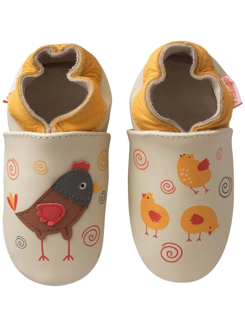 Pola et ses poussins Beige