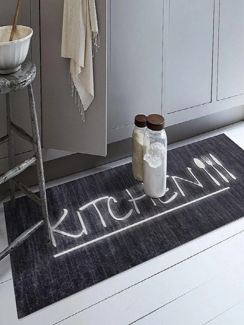 Tapis KITCHEN Noir Noir