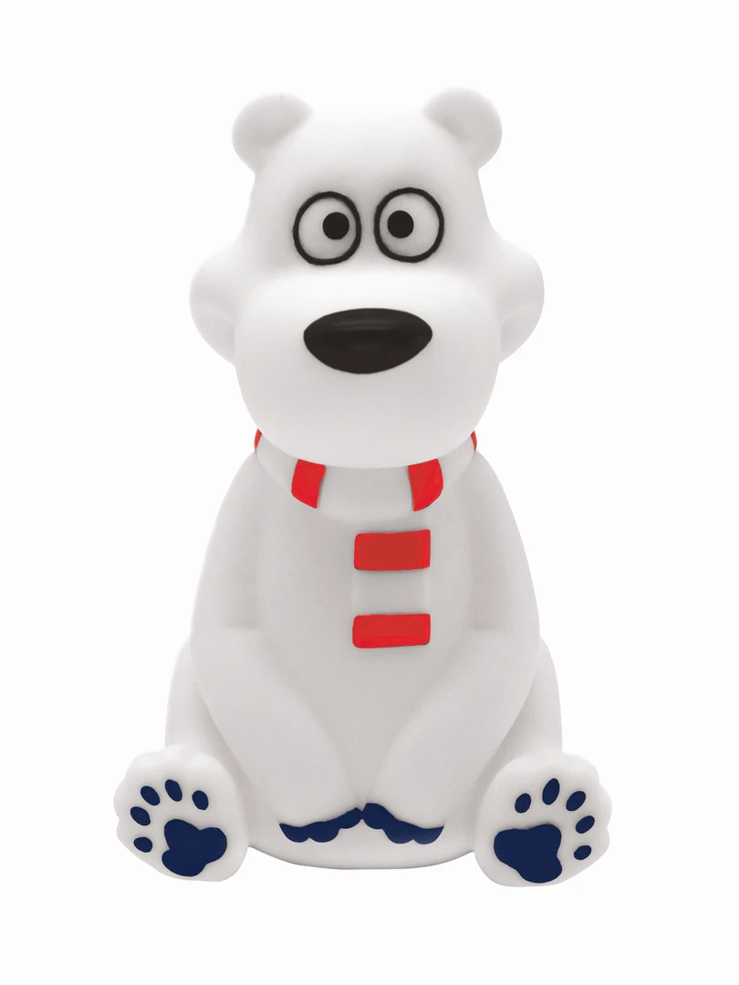 Veilleuse Ours Polaire En 3d Avec Variation De Couleurs Approx. 13cm Transparent