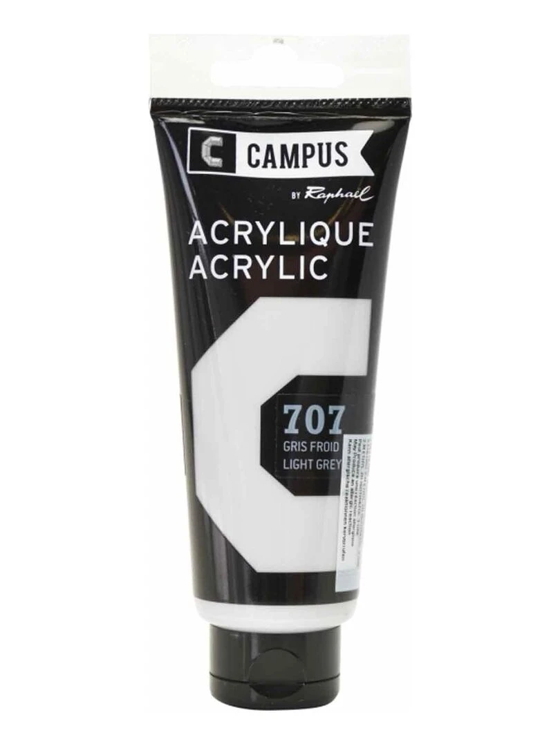 Peinture acrylique 100 ml Gris froid n°707 N/A