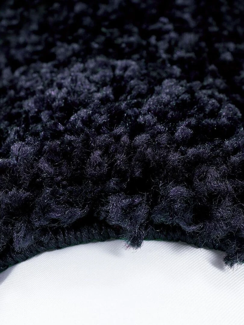 Tapis shaggy BORDURE OEKO TEX®   Bleu