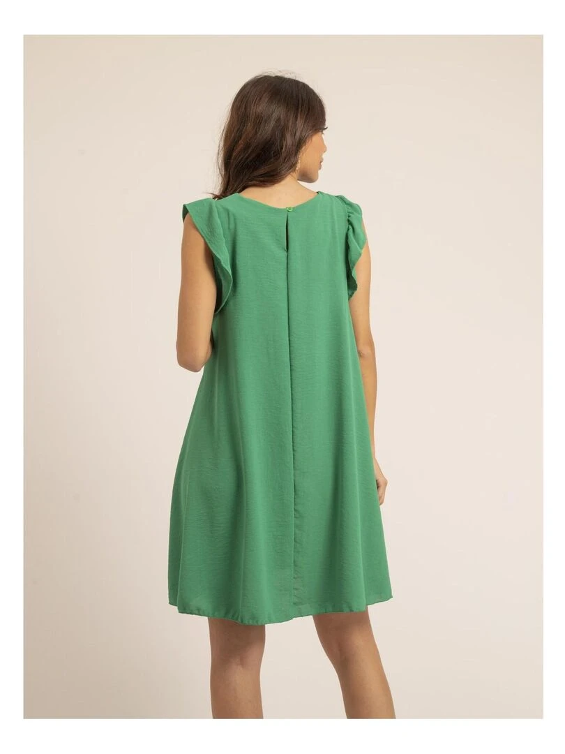 Robe courte INES Vert
