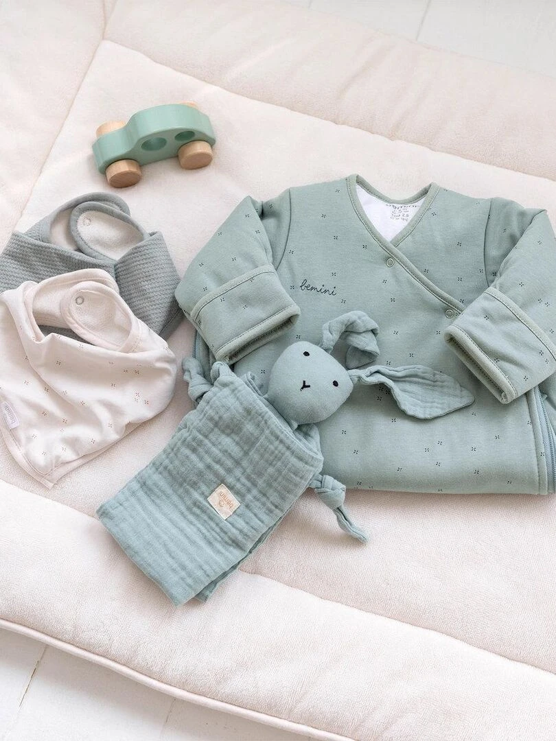 Bemini Gigoteuse 1 4 mois Pady jersey + jersey tog 3 Vert sapin