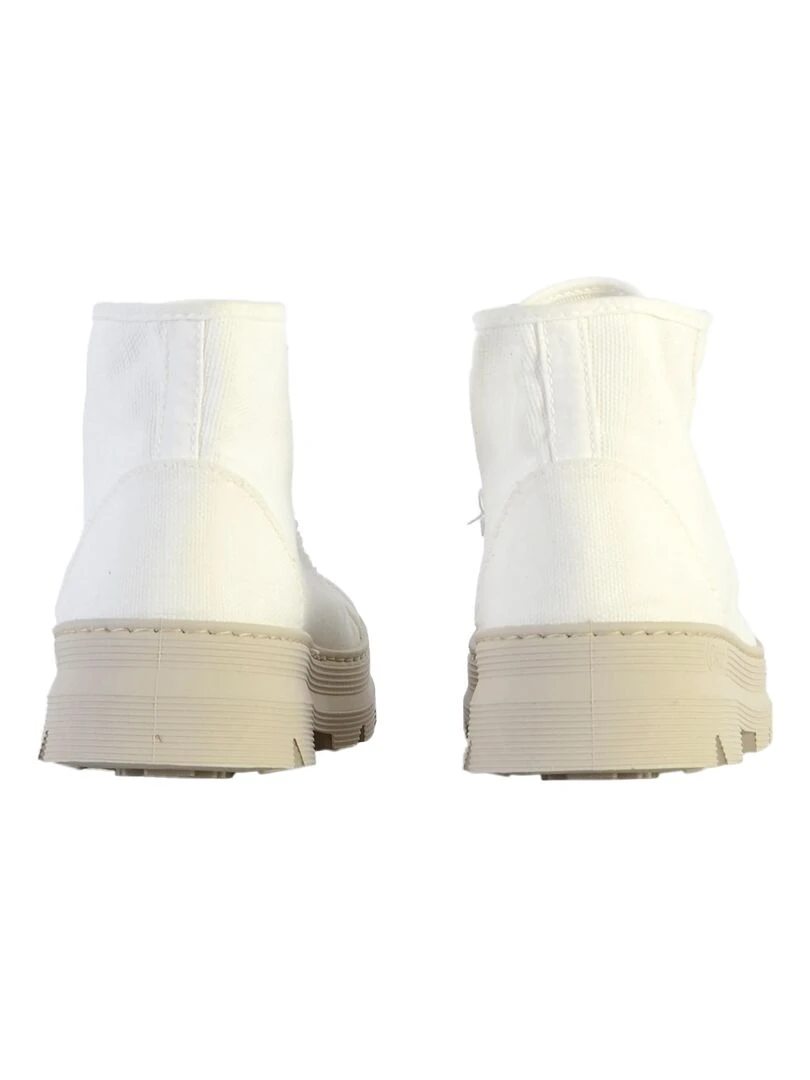 Basket Montante à Lacets Natural World Bota Enzimatica   Blanc