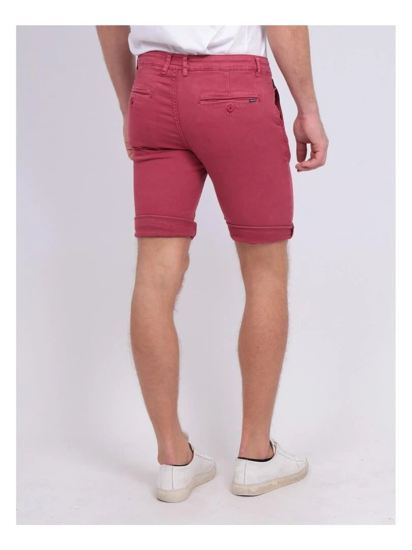 Bermuda chino BAVOLTA Rose framboise