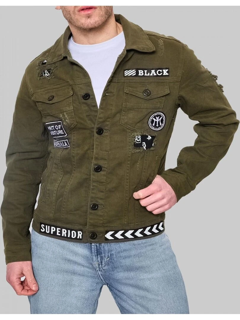 Veste Militaire Kebello Vert