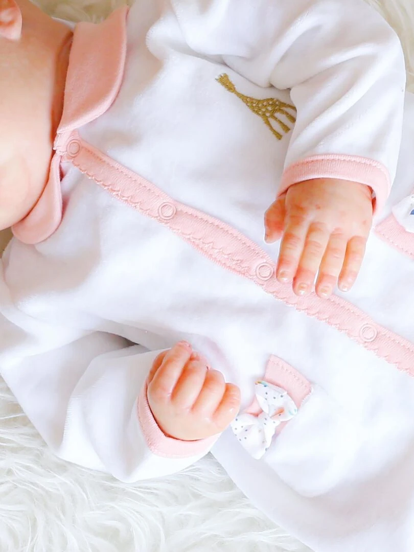 Dors bien Y velours Blanc