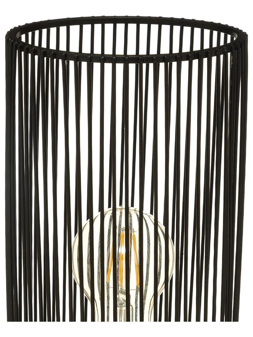 Lampe à poser au style indus   Noir