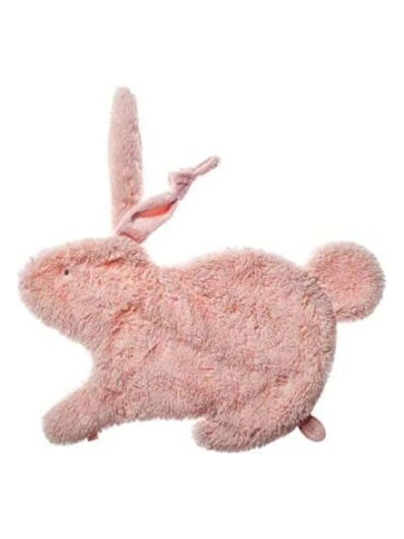 doudou Dimpel Lapin Rose Emma Plat Rose