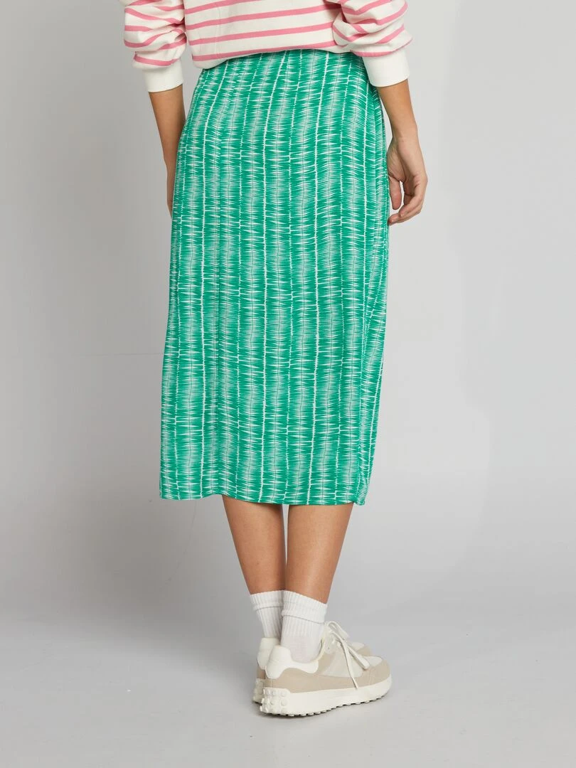 Jupe portefeuille   Vert