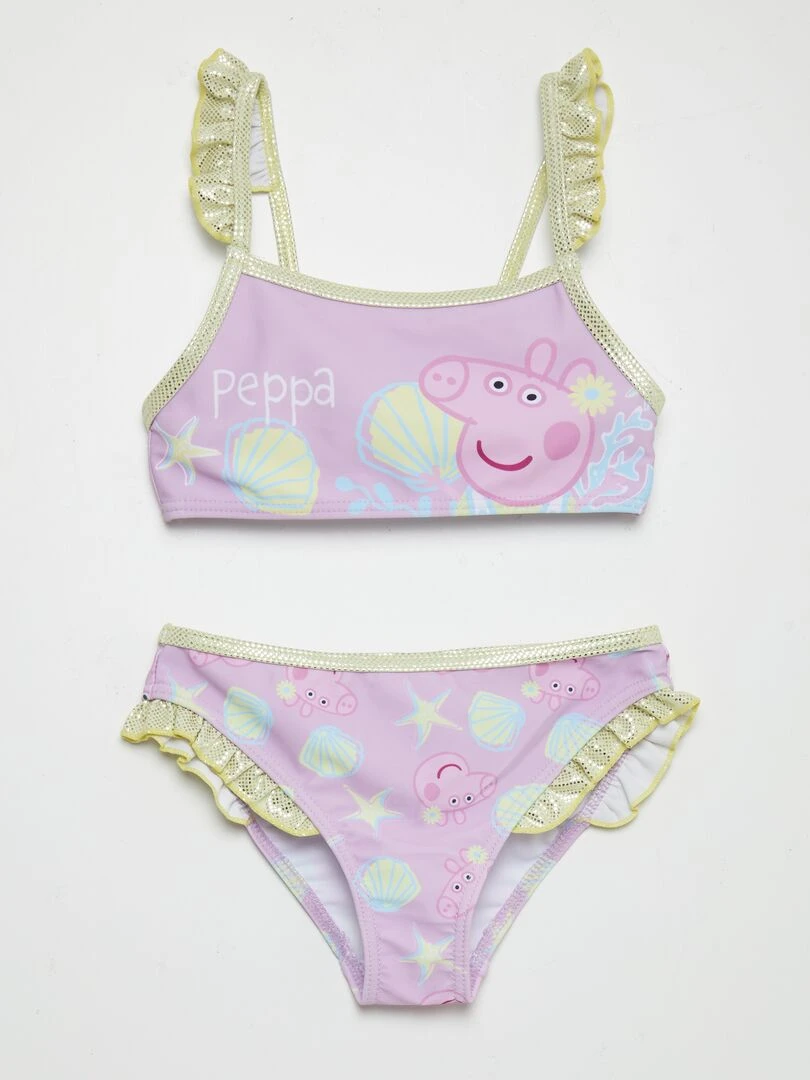 Maillot de bain 'Peppa Pig' 2 pièces Violet