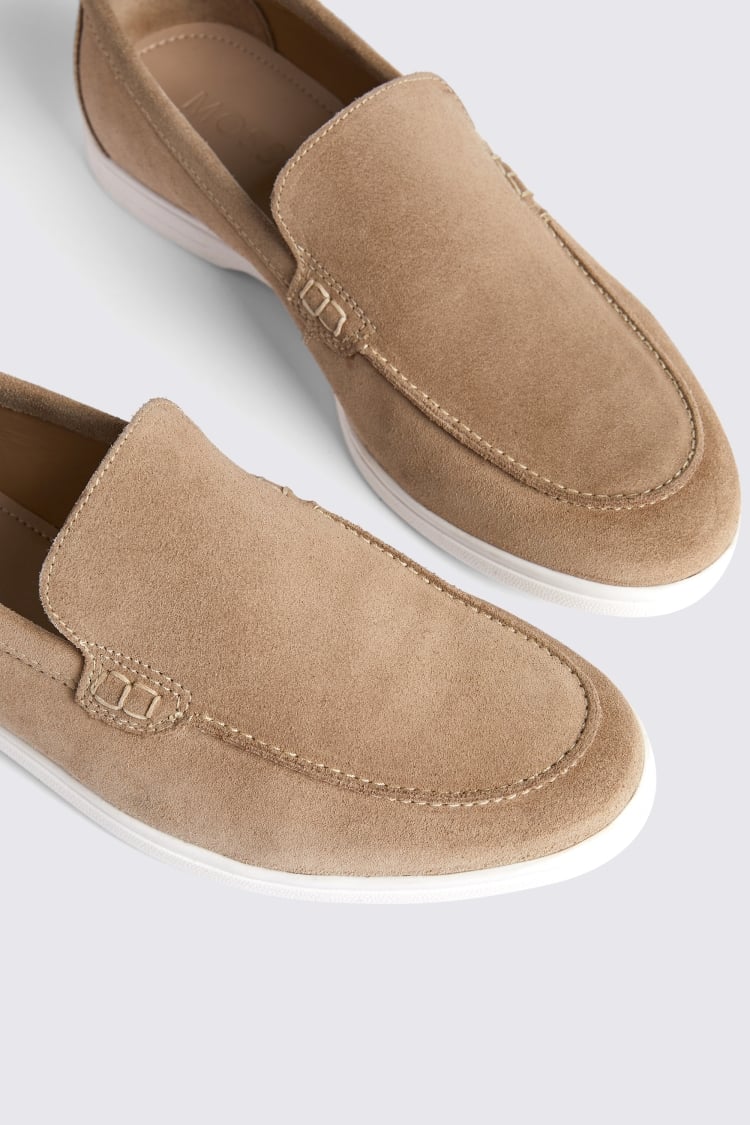 Lewisham Camel Suede Casual Loafers   Buy Online at Moss