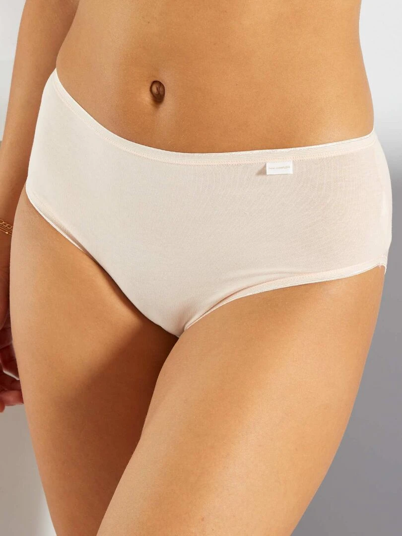 Lot 3 culottes classique 'Sans Complexe' Beige rosé
