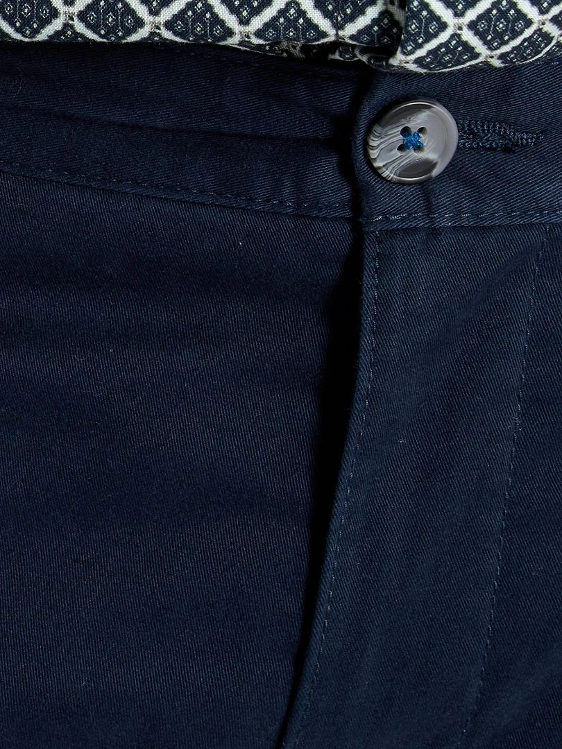 Chino skinny L30   bleu marine