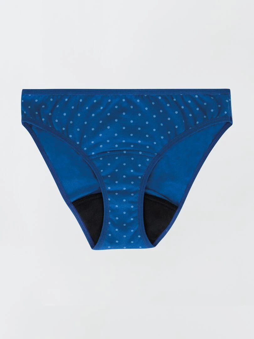 Culotte menstruelle 'Athena'   Bleu