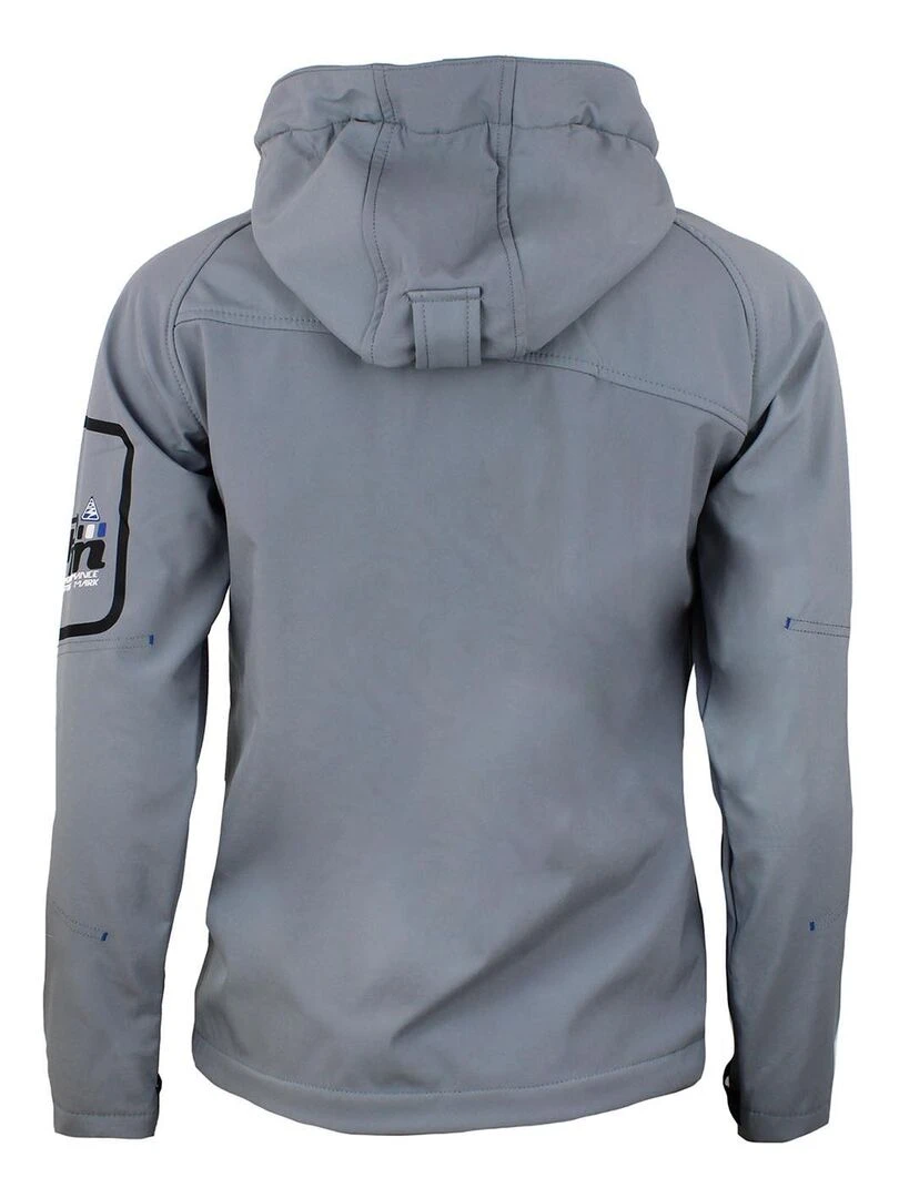Blouson softshell garçon ECOLOK PEAK MOUNTAIN Gris