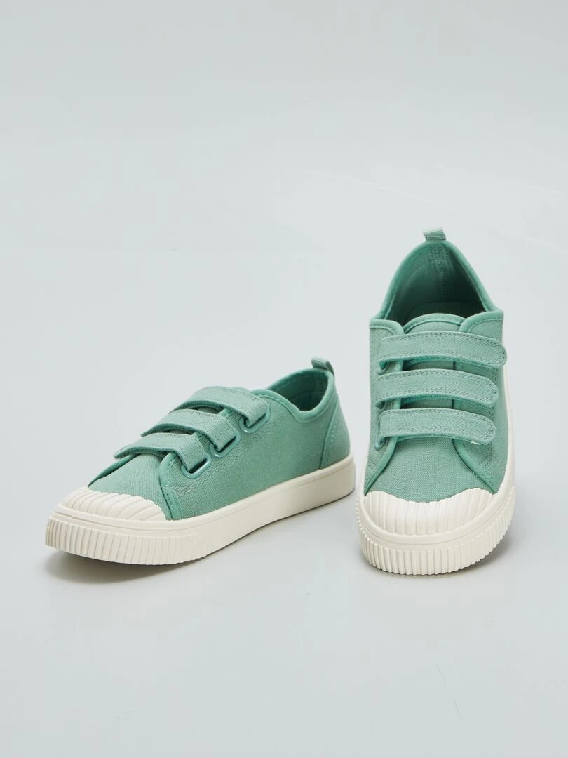 Baskets basses 3 scratchs   Bleu