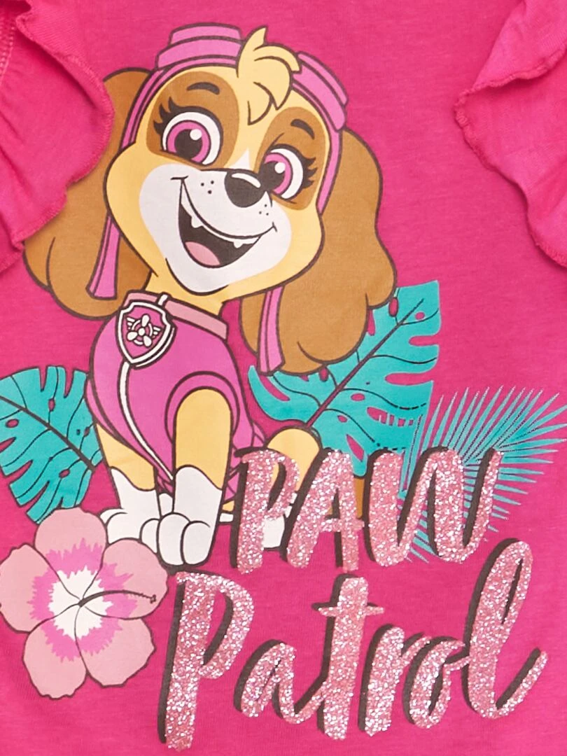 T shirt imprimé 'Pat'patrouille' Rose