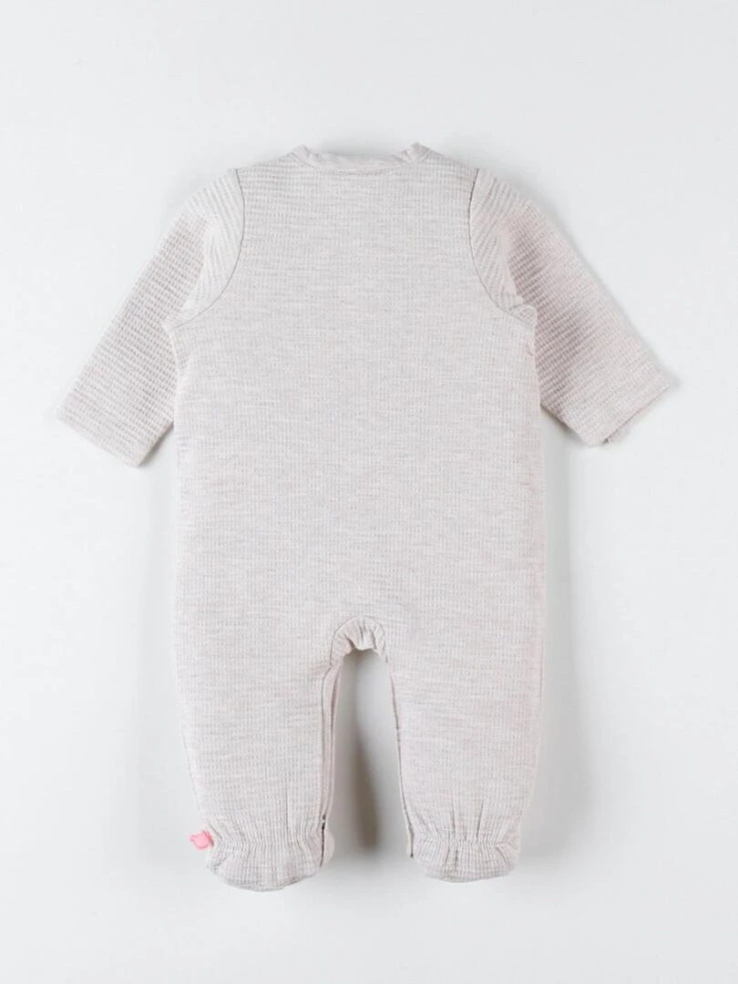 Pyjama 1 pièce en jersey gaufré Noukie's Beige