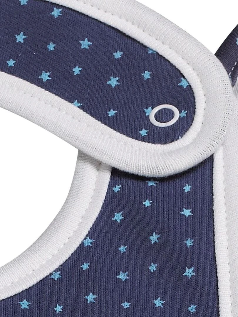 Bavoirs lot de 2 en coton Bleu SAUTHON Bleu