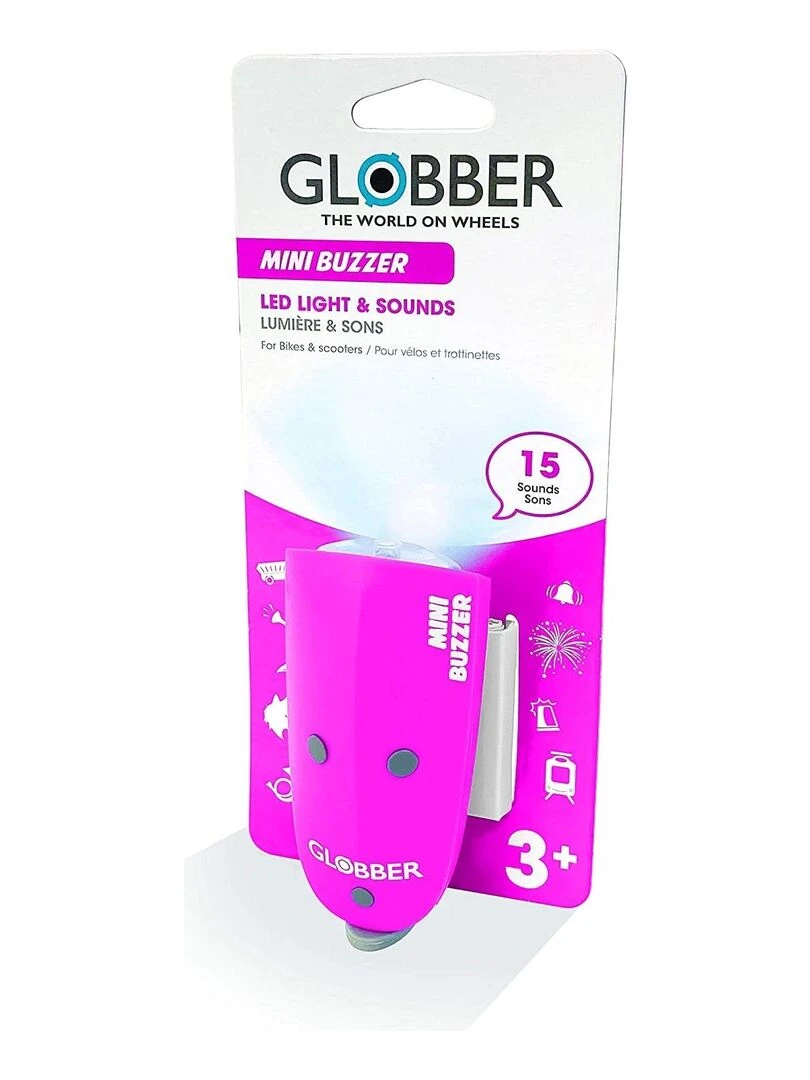 Globber Mini Buzzer LED Light and Sound rose N/A