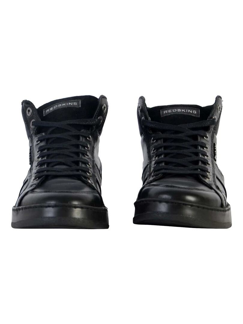 Basket Montante Cuir Redskins Sabal   Noir