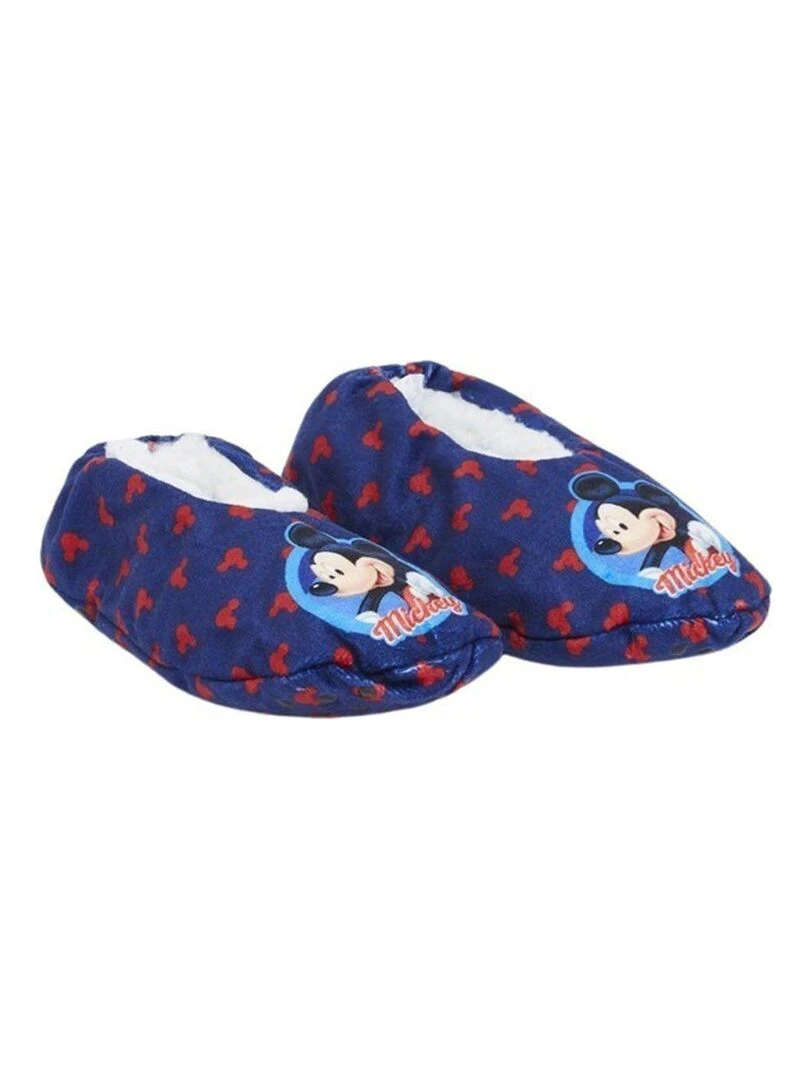 Disney Chausson garçon imprimé Mickey Bleu marine