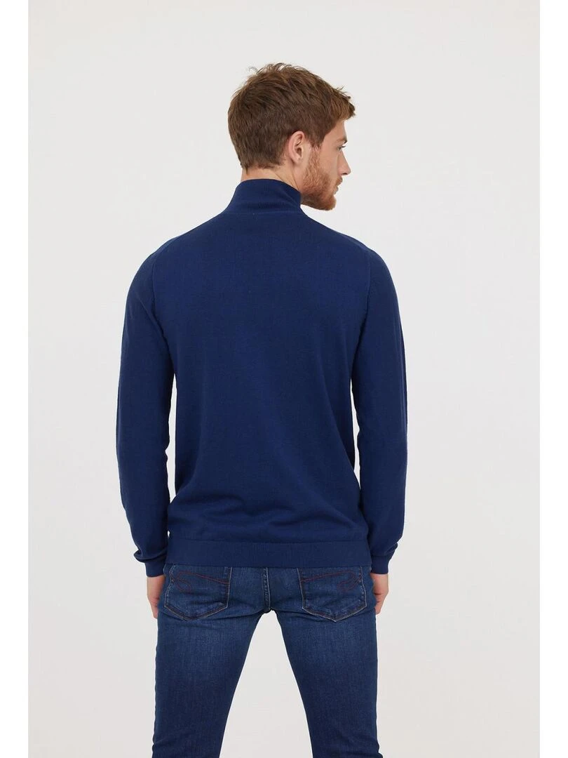 Lee Cooper   Pull manches longues coton regular CERIO   Bleu marine