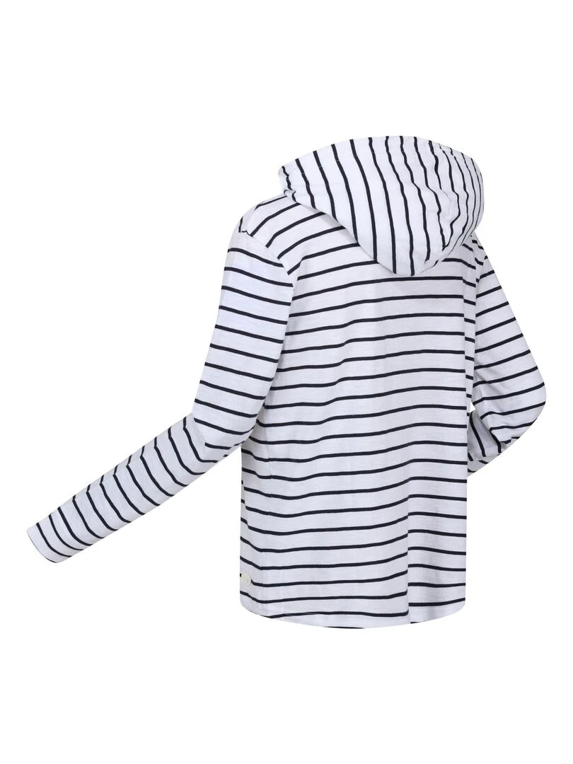 Regatta   Sweat à capuche MONSAL   Blanc Bleu