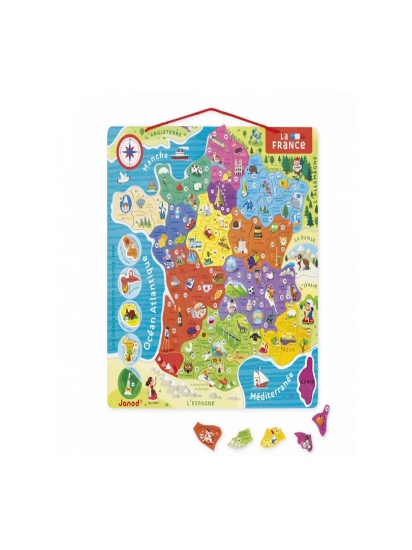 Puzzle Magnetique France 93 Pcs N/A