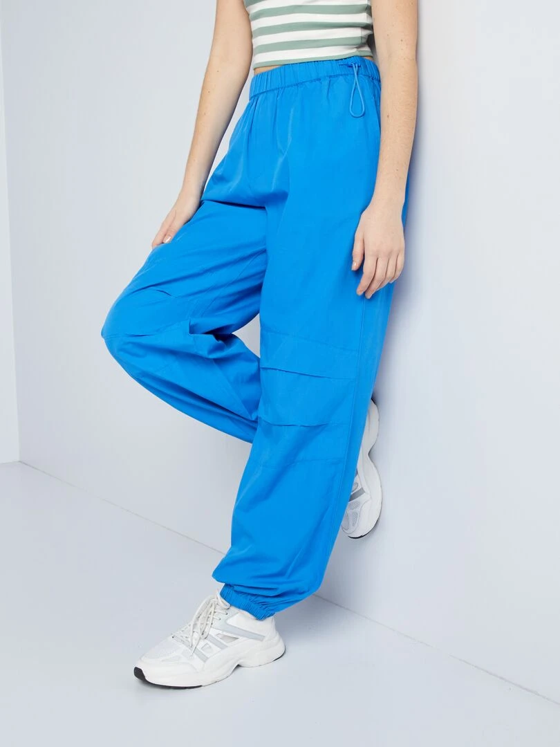 Pantalon léger et large Bleu