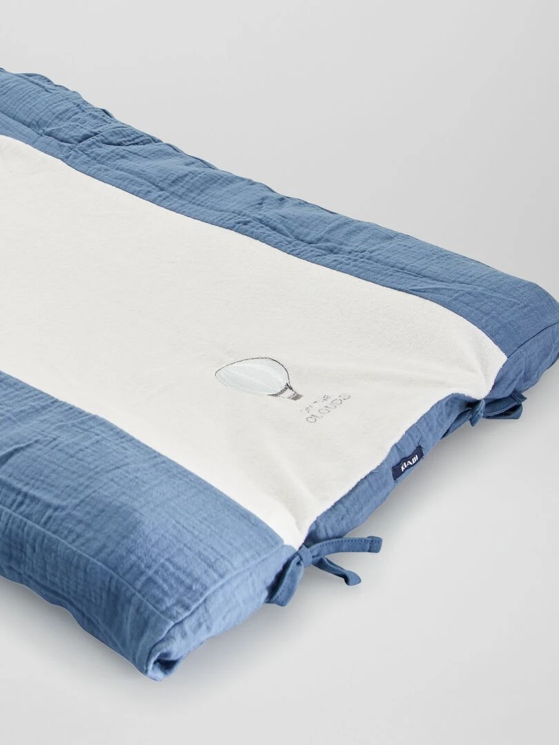 Housse de matelas à langer Bleu