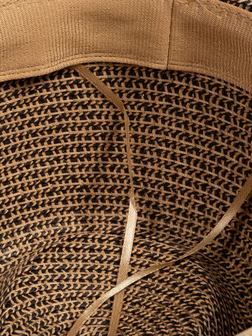 Isotoner Chapeau Femme Trilby Mélangé Lien Marron