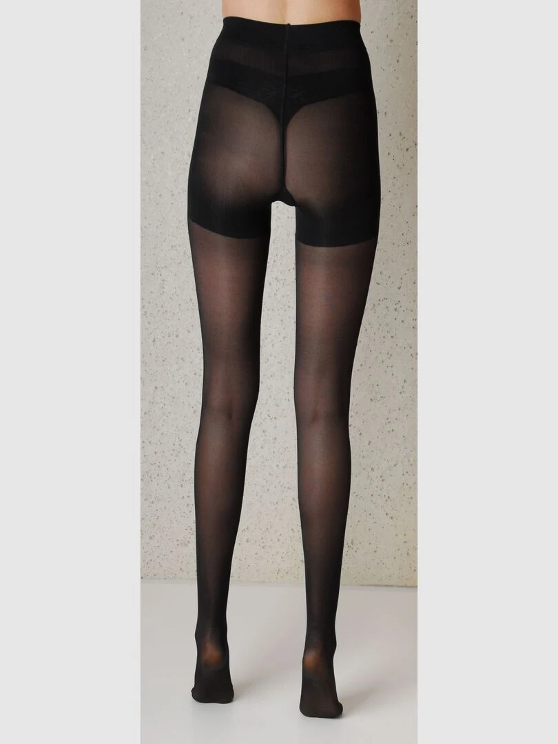 Relaxa 70den Effet revitalisant avec culotte gainante   Noir