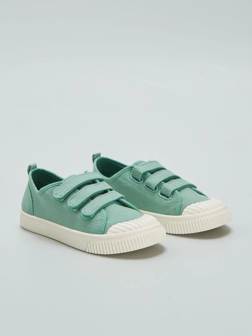 Baskets basses 3 scratchs Bleu