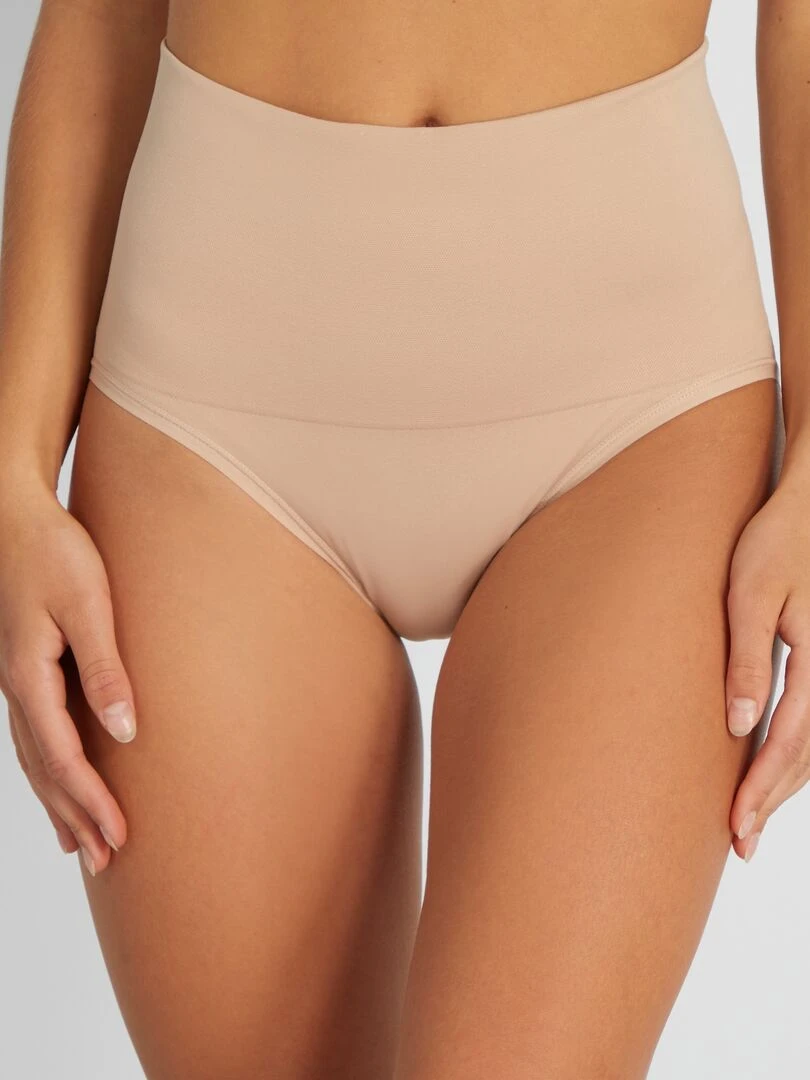 Culotte taille haute gainant   Beige