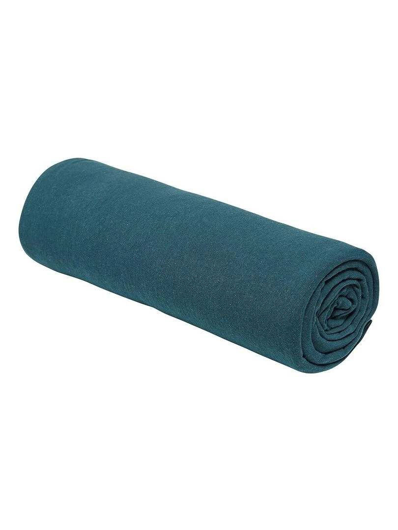 Drap housse 2 personnes uni 'ESSENTIAL' 'TODAY'   Bleu