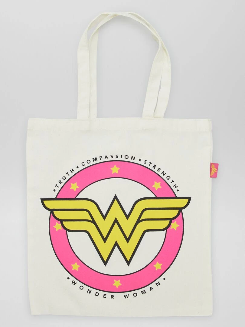 Tote bag 'Wonder Woman' Beige