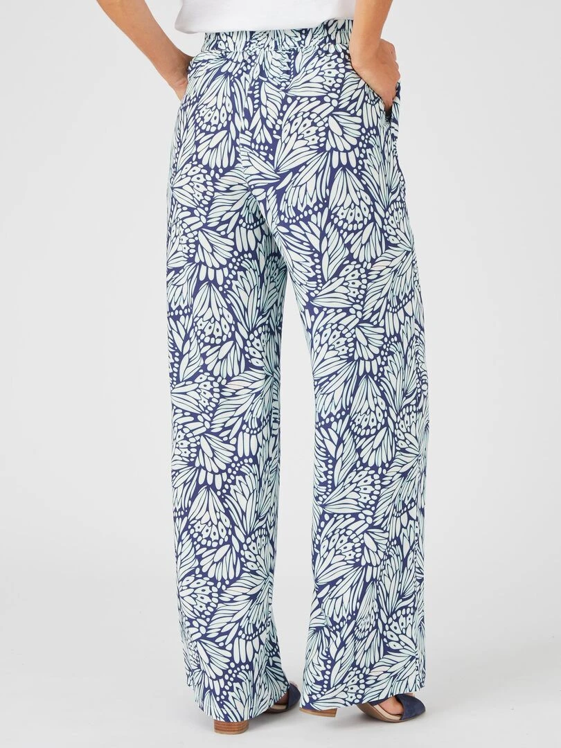 Pantalon fluide Climatyl   Damart   Bleu marine