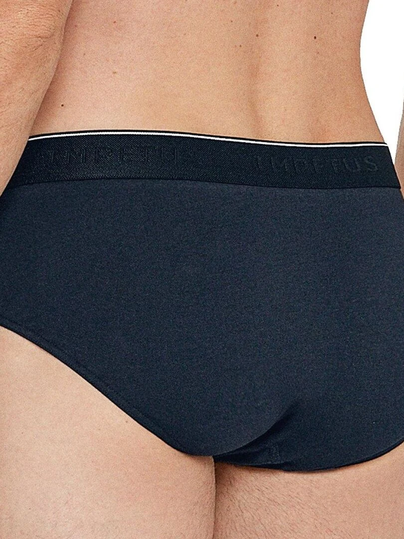 Pack 2 slips en coton Besar   Bleu