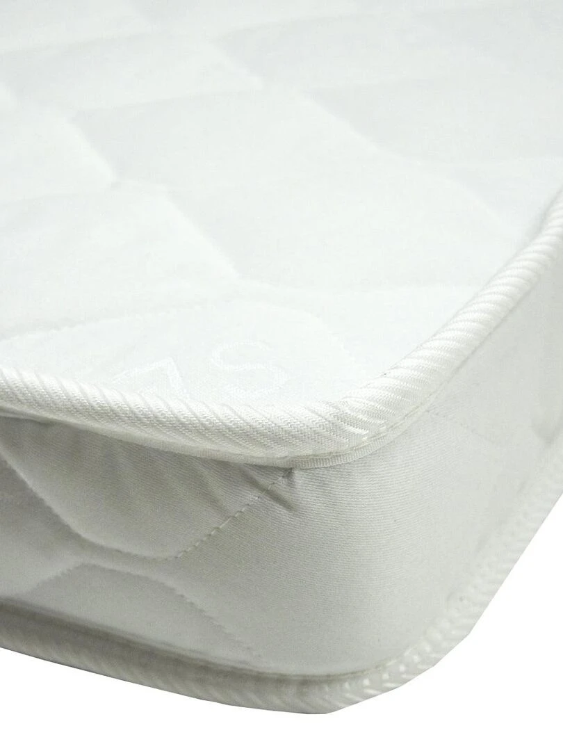 Matelas bébé Eco Marin 70x140 cm   24 kg/m3   Blanc