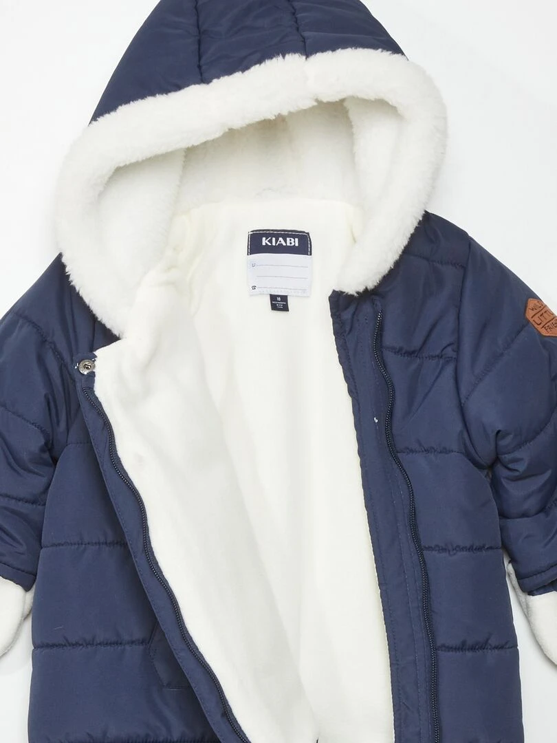 Doudoune combipilote   Toujours + de chaleur   bleu noir